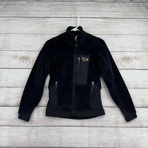 Mountain Hardwear Full Zip‎ Polartec High Loft Jacket Womens XS Black